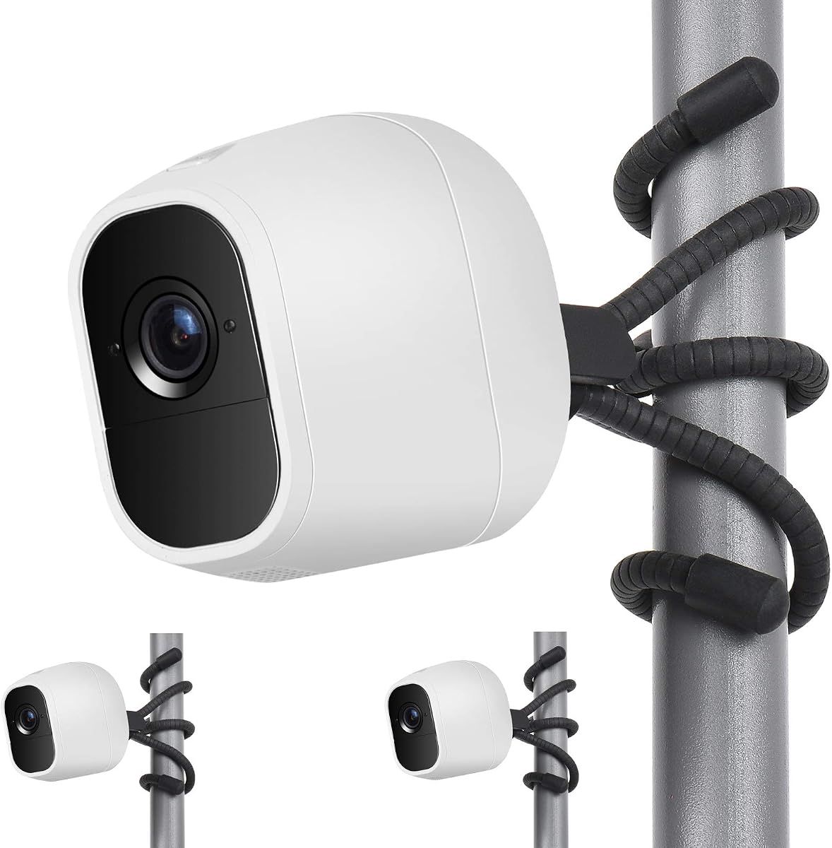 Uogw 2 Pack Flexible Tripod Compatible with Arlo Pro 4/Pro 2/Pro,Arlo Ultra,Arlo Baby,Arlo Pro 3,Arlo Go,Arlo Pro 5S 2K,Go 2,Arlo Wall Mount Bracket,Attach Your Arlo Home Security Camera Everywhere
