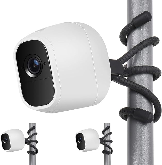 Uogw 2 Pack Flexible Tripod Compatible with Arlo Pro 4/Pro 2/Pro,Arlo Ultra,Arlo Baby,Arlo Pro 3,Arlo Go,Arlo Pro 5S 2K,Go 2,Arlo Wall Mount Bracket,Attach Your Arlo Home Security Camera Everywhere
