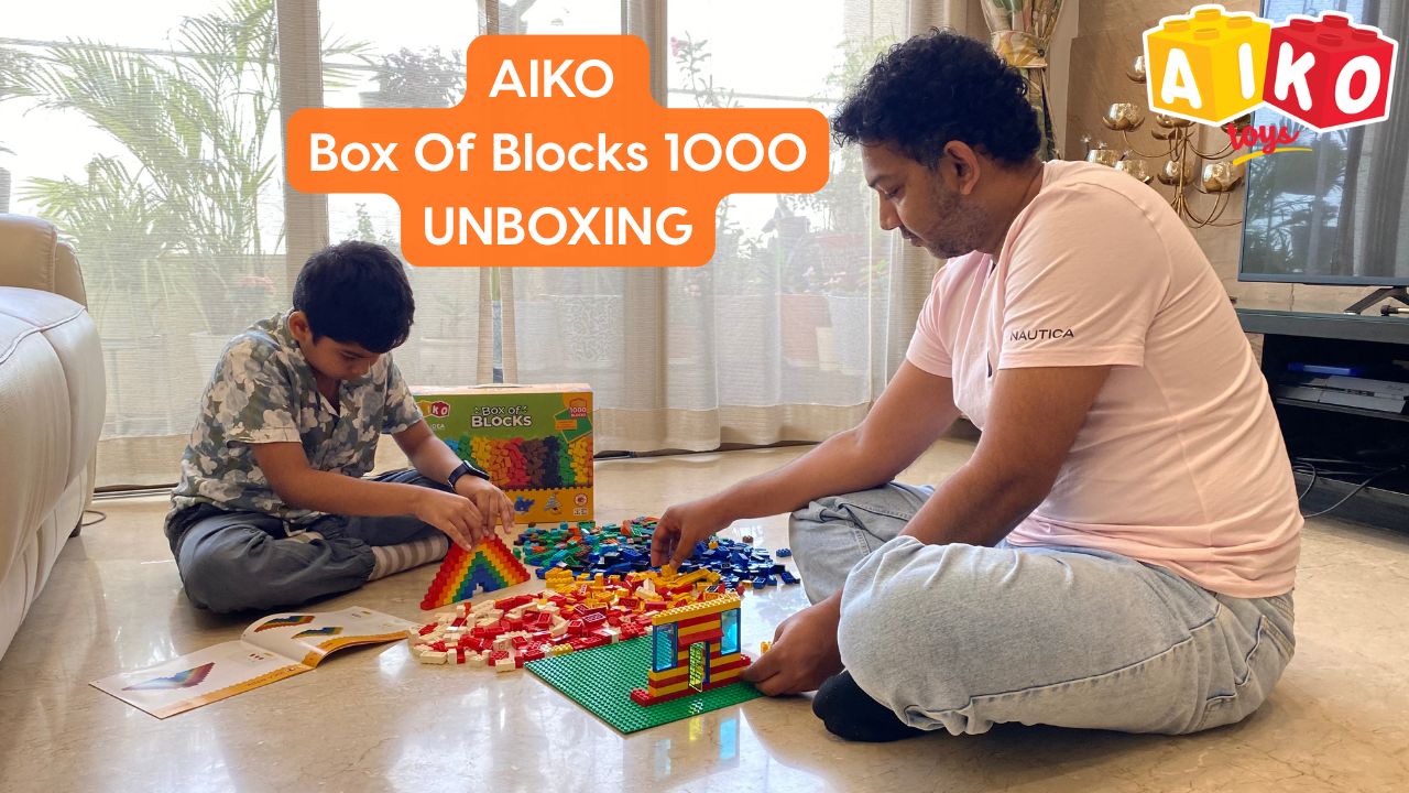 あっこ AIKO Premium Building Blocks Toys for Kids (1000 Pieces) - ABS