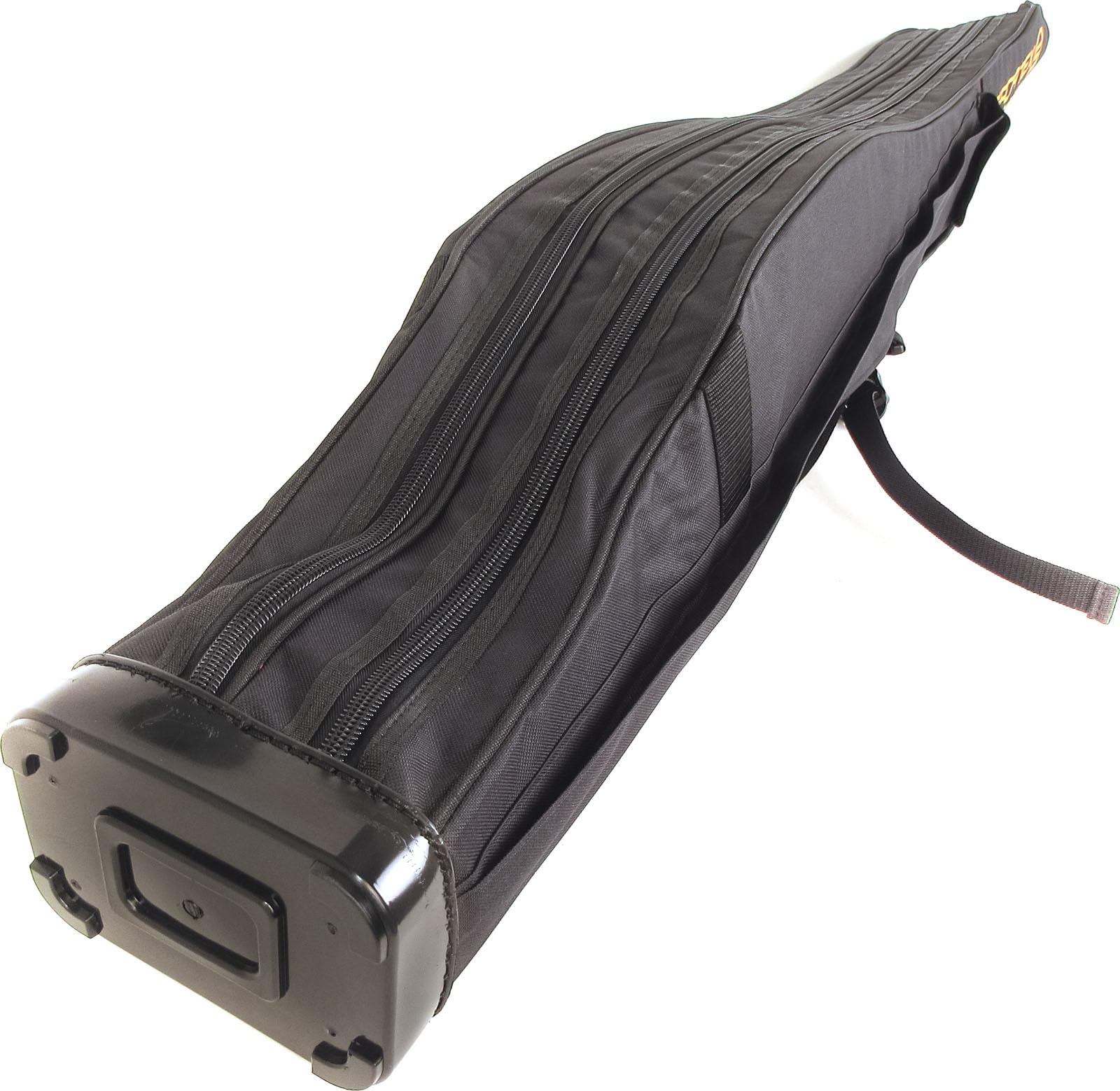 Sportex Super Safe Rutentasche Black Edition 2 oder 3 Fächer Rutenfutteral Angeltasche Rod Case für montierte Ruten Verschiedene Längen
