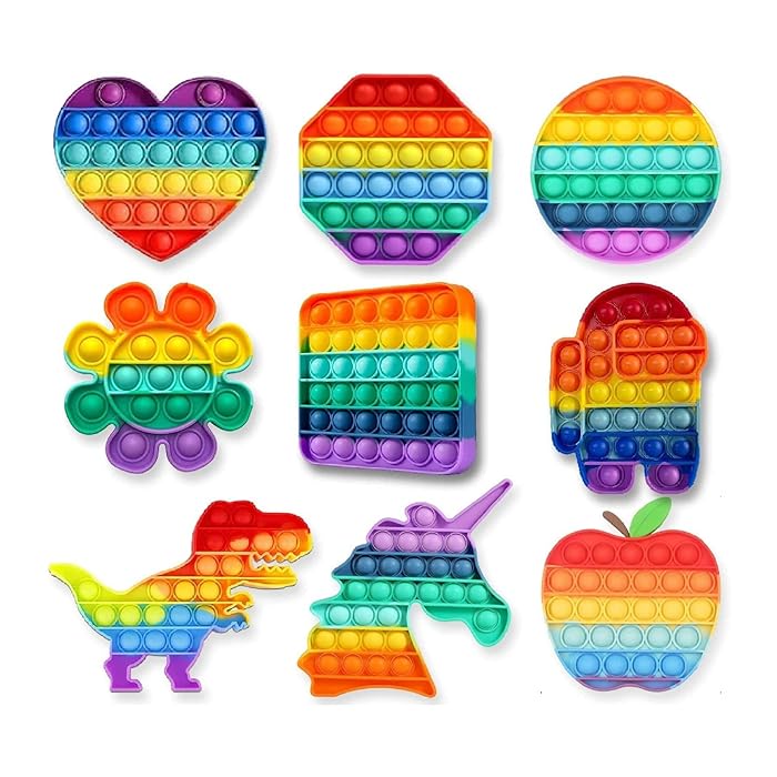 Buy Tpz Pop it Toy, Pop It Fidget Toy Set popit Game Stress Relief for