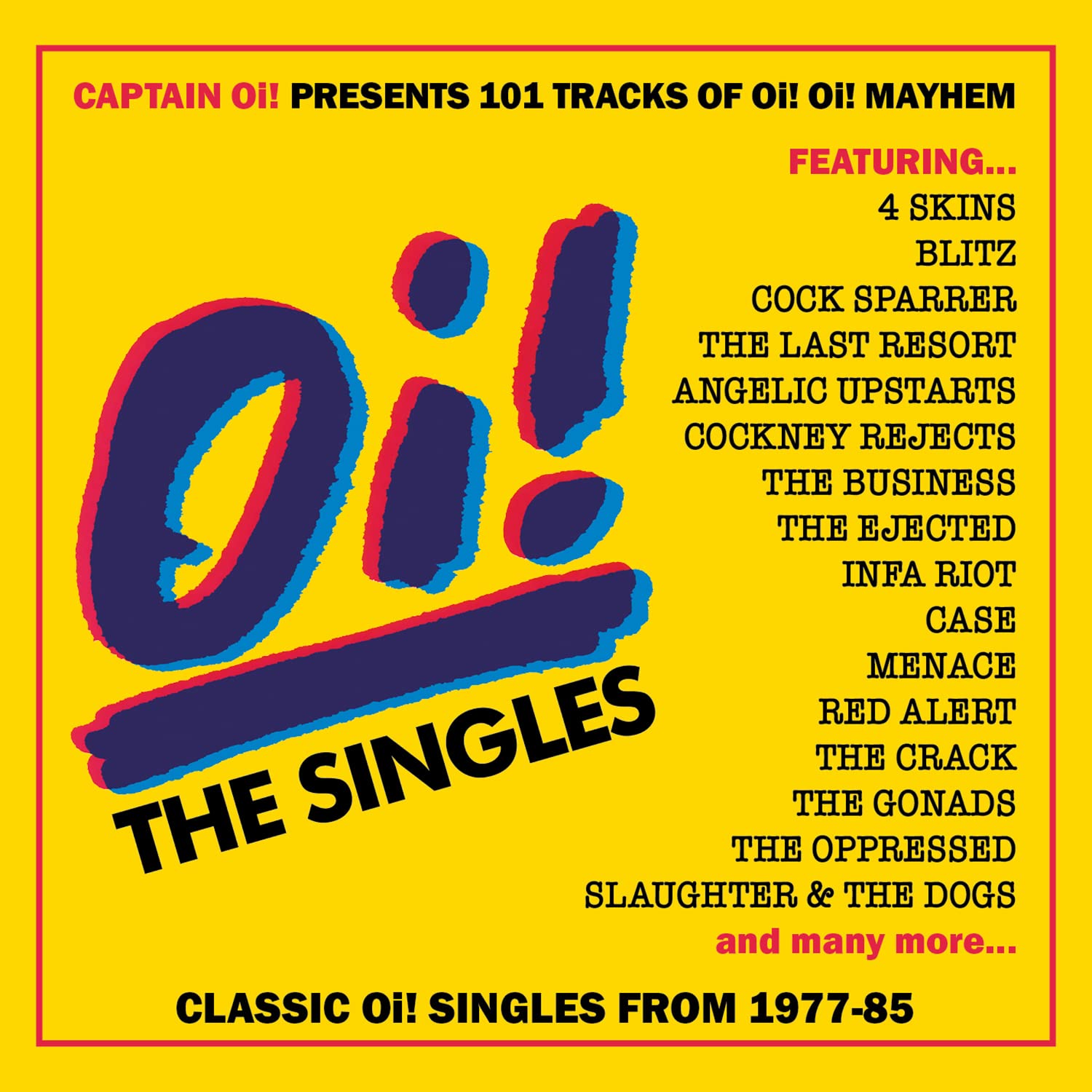 OI! THE SINGLES 4CD CLAMSHELL BOX