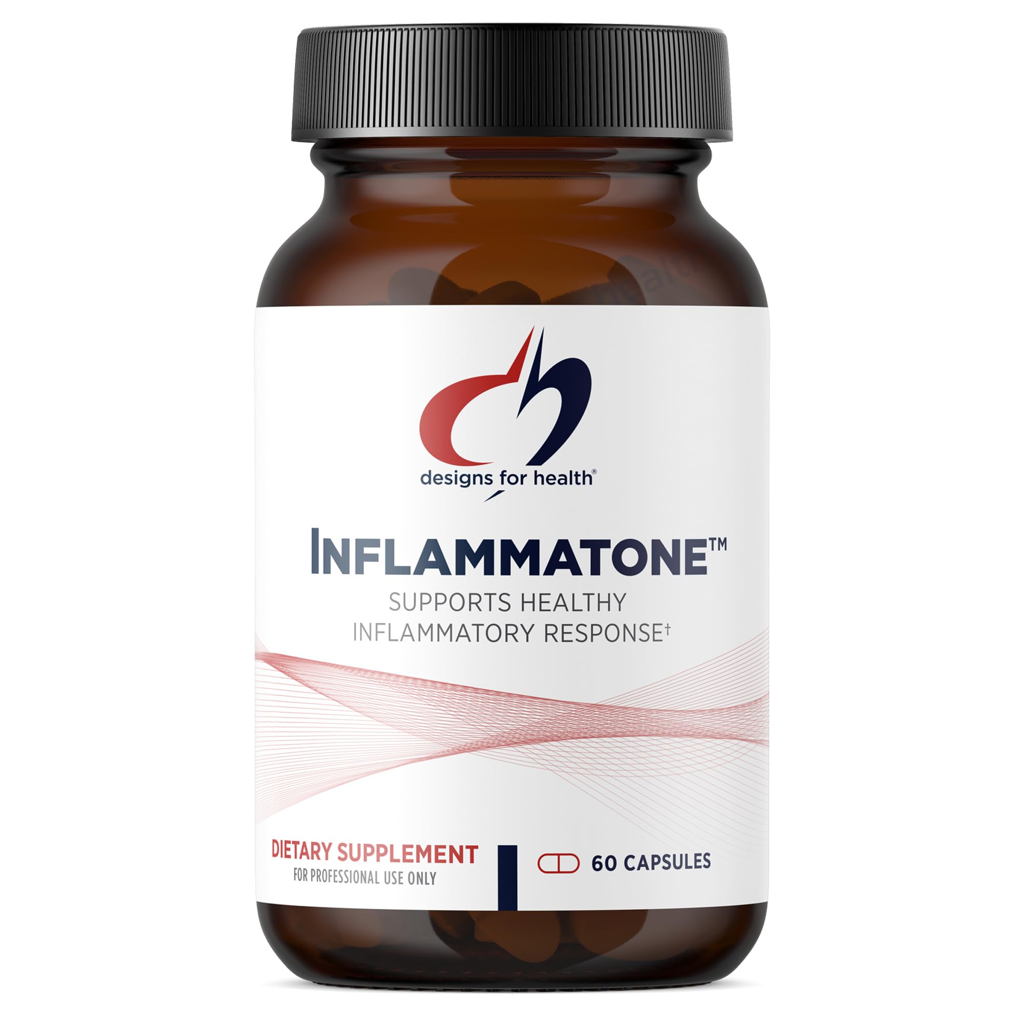 Designs for Health Inflammatone - Turmeric Supplements with Proteolytic Enzymes, Boswellia, Quercetin & Resveratrol (60 Capsules)