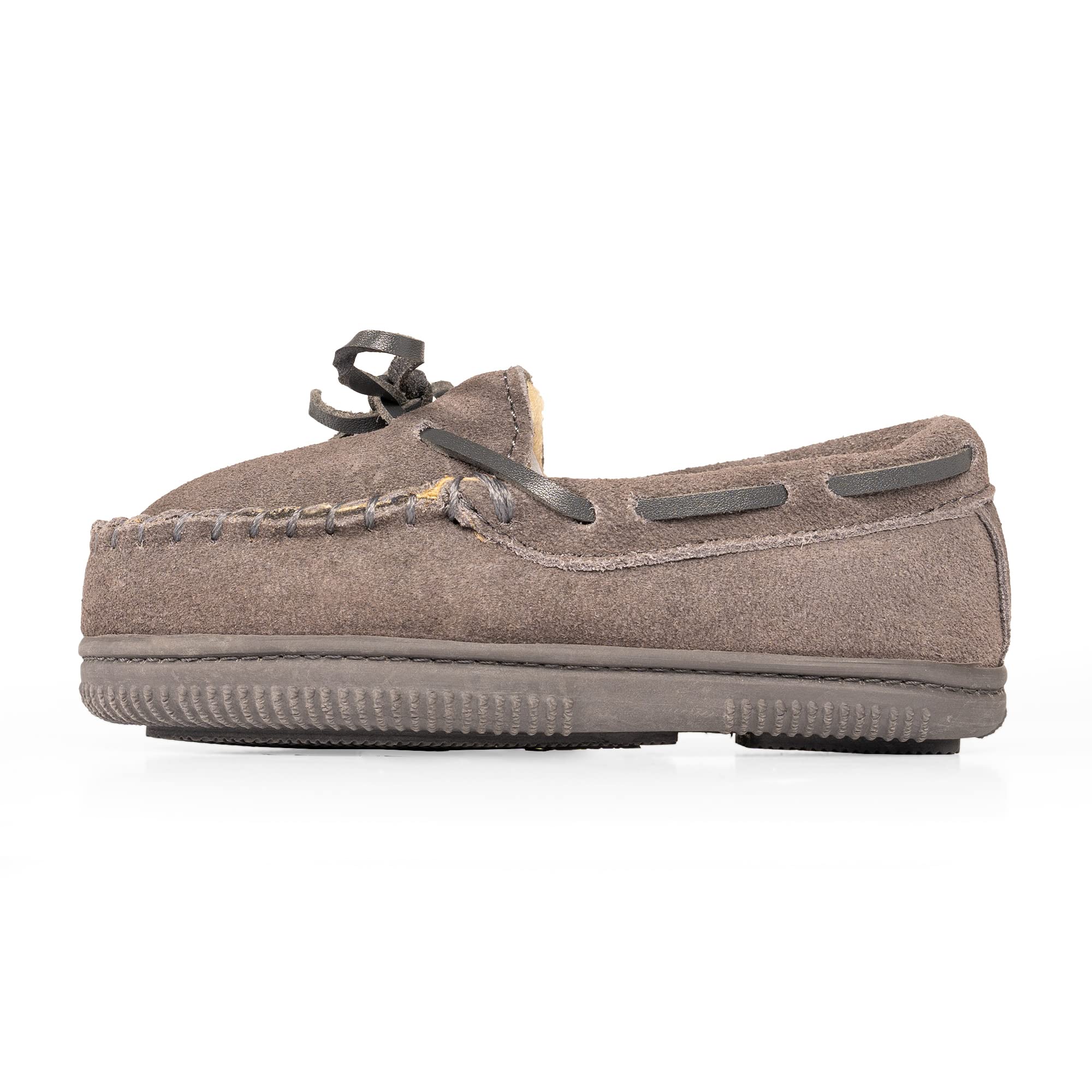 NORTY Moccasin House Slippers for Kids- Slip-On Toddler Shoes for Boys and Girls - Suede - Runs True to Size