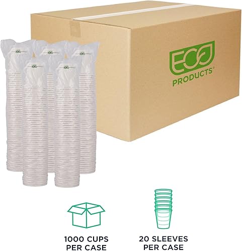 Miniatura 2 de Eco-Products GreenStripe - Taza de café caliente desechable, ecológica, compostable, con forro de ácido poliláctico para llevar, 10 onzas líquidas,