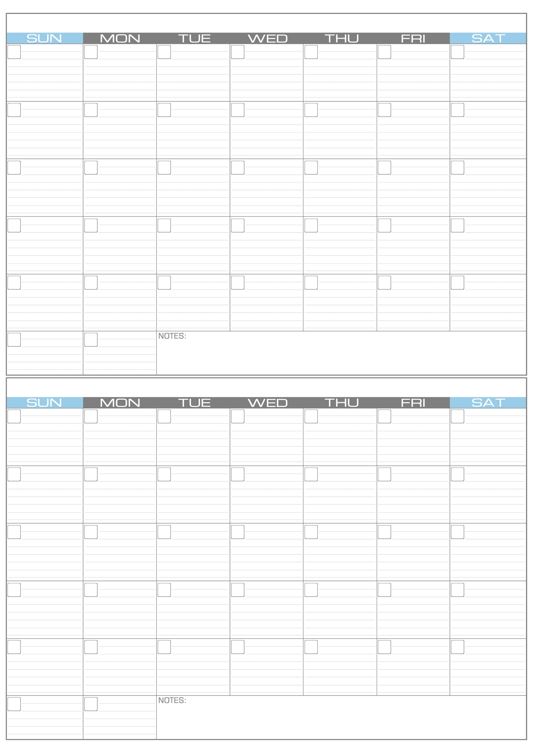 JJH Planners Laminowany pusty - 61 cm x 43 cm - średni - wymazywalny 2-miesięczny pionowy planer ścienny (2Mv-24x17)