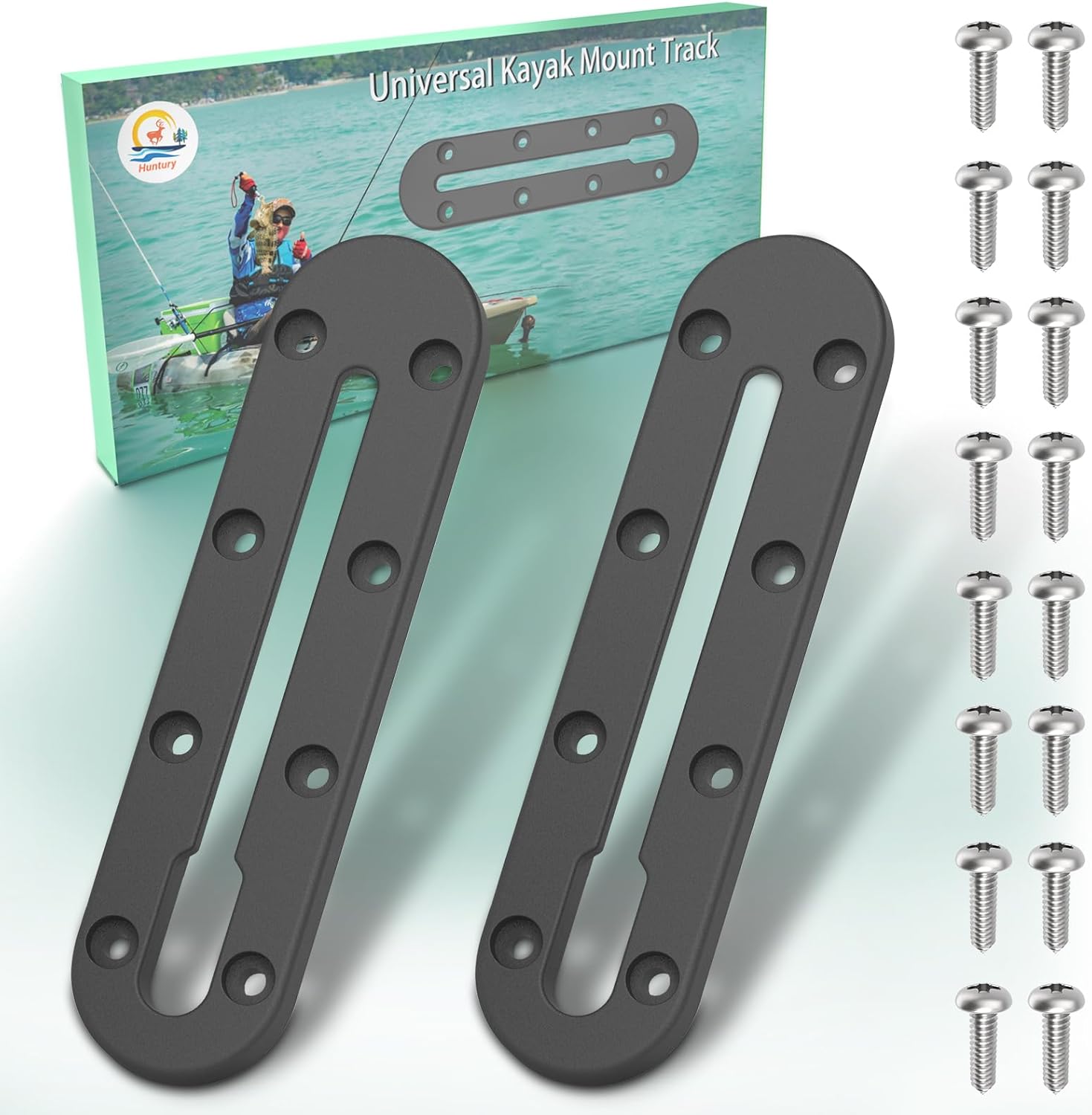 Kayak Track, Kayak Low Profile Track, Kayak Rail, Kayak Accessories Mount Track, Kayak Gear Track for Fishing Rod Holder, Fish Finder, Cup Holder, Anchor Cleats Kayak Track, Kayak Low Profile Track, Kayak Rail, Kayak Accessories Mount Track, Kayak Gear Track for Fishing Rod Holder, Fish Finder, Cup Holder, Anchor Cleats