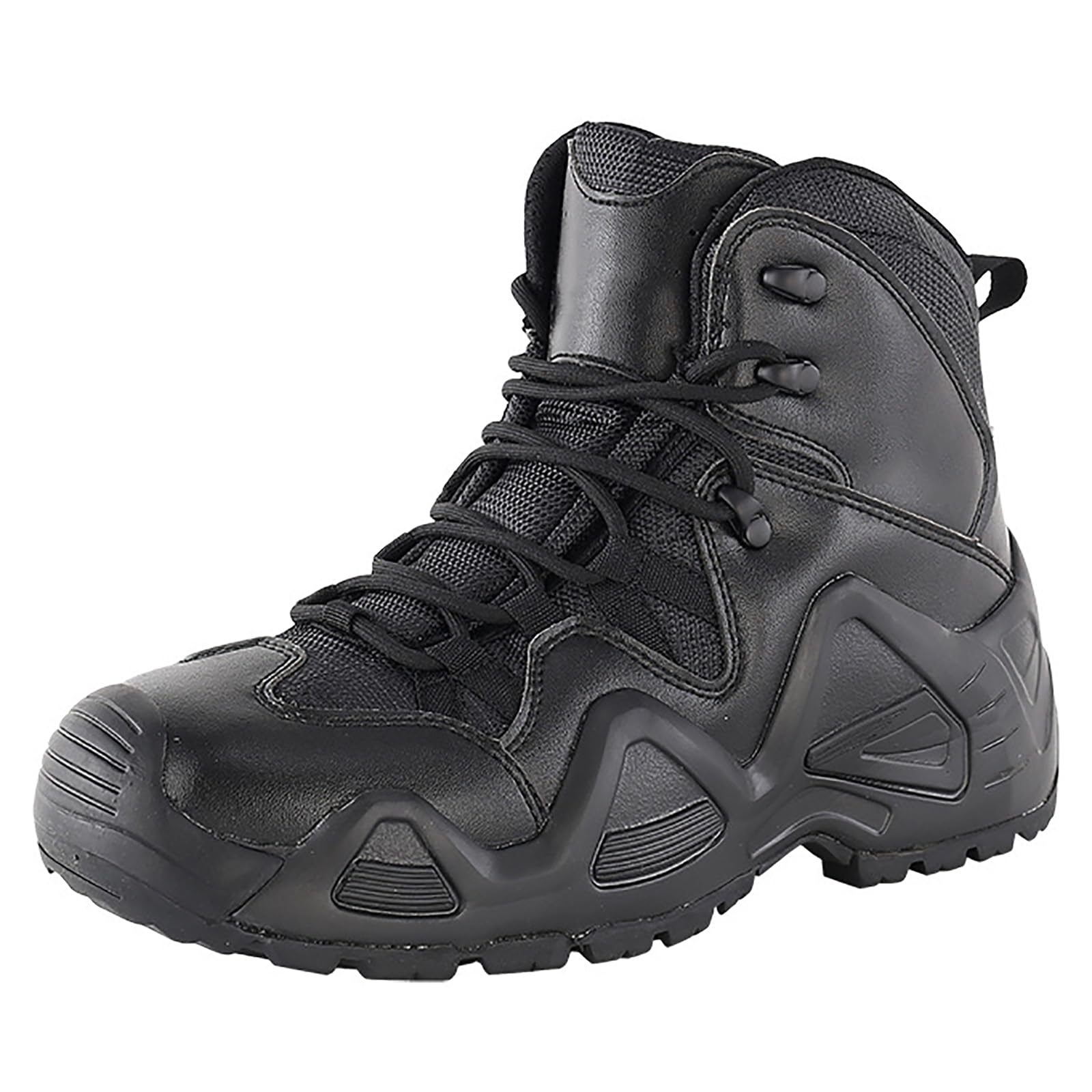 Taktyczne buty bojowe, Męskie taktyczne buty turystyczne wielokolorowe 39-45 EU(Black,43 EU)