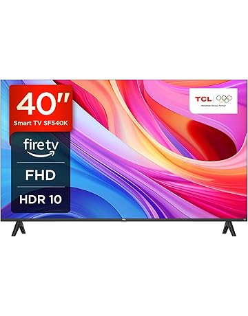 TCL 40SF540K 40-inch FHD Smart Television - HDR & HLG-Dolby Audio-DTS Virtual X/DTS-HD-Metal Bezel-less-Dual-band Wifi 5-with Fire OS 7 system