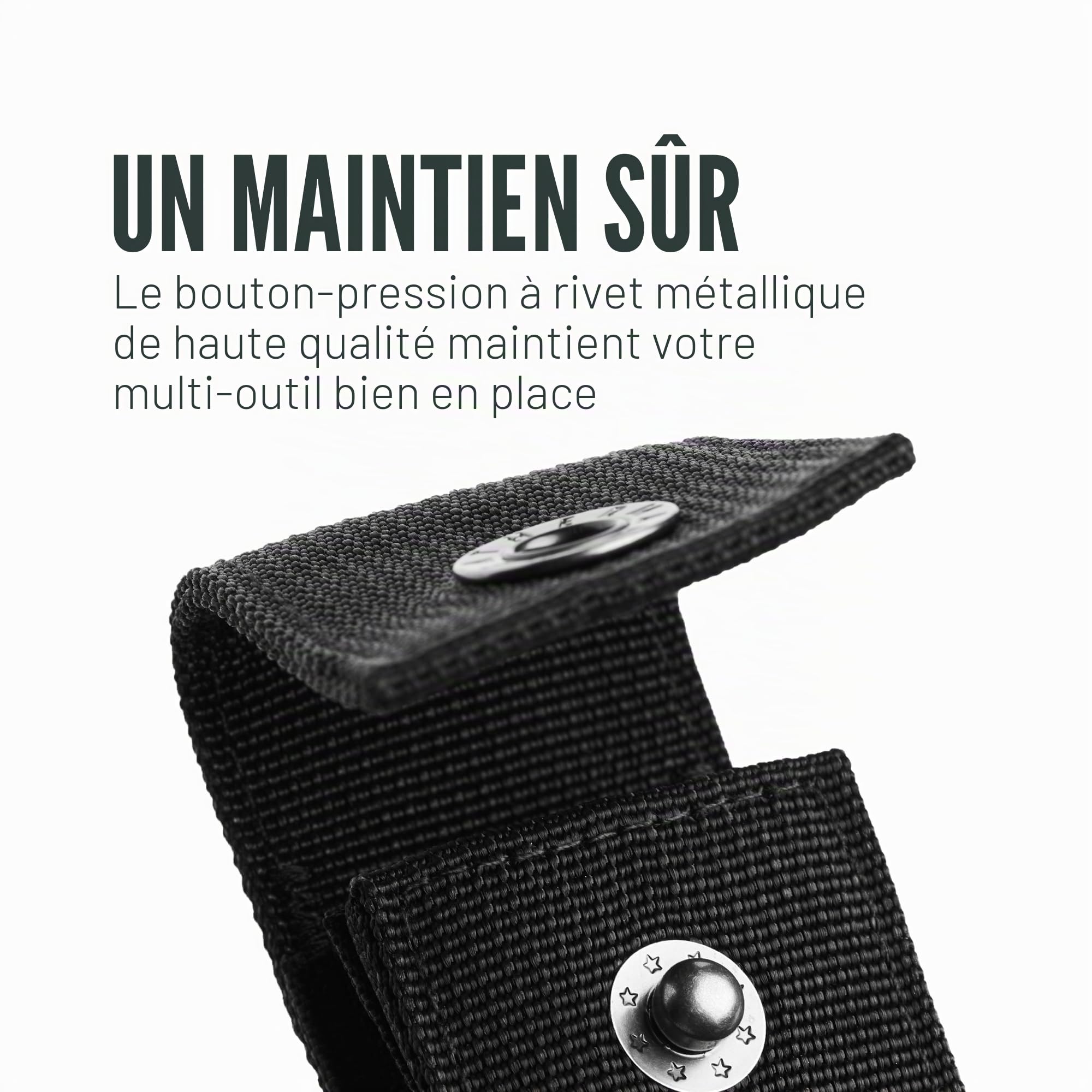 Leatherman Rev Pack Outil Multifonction et Étui - 14 Outils en Acier Inoxydable avec Étui en Nylon Noir Taille M