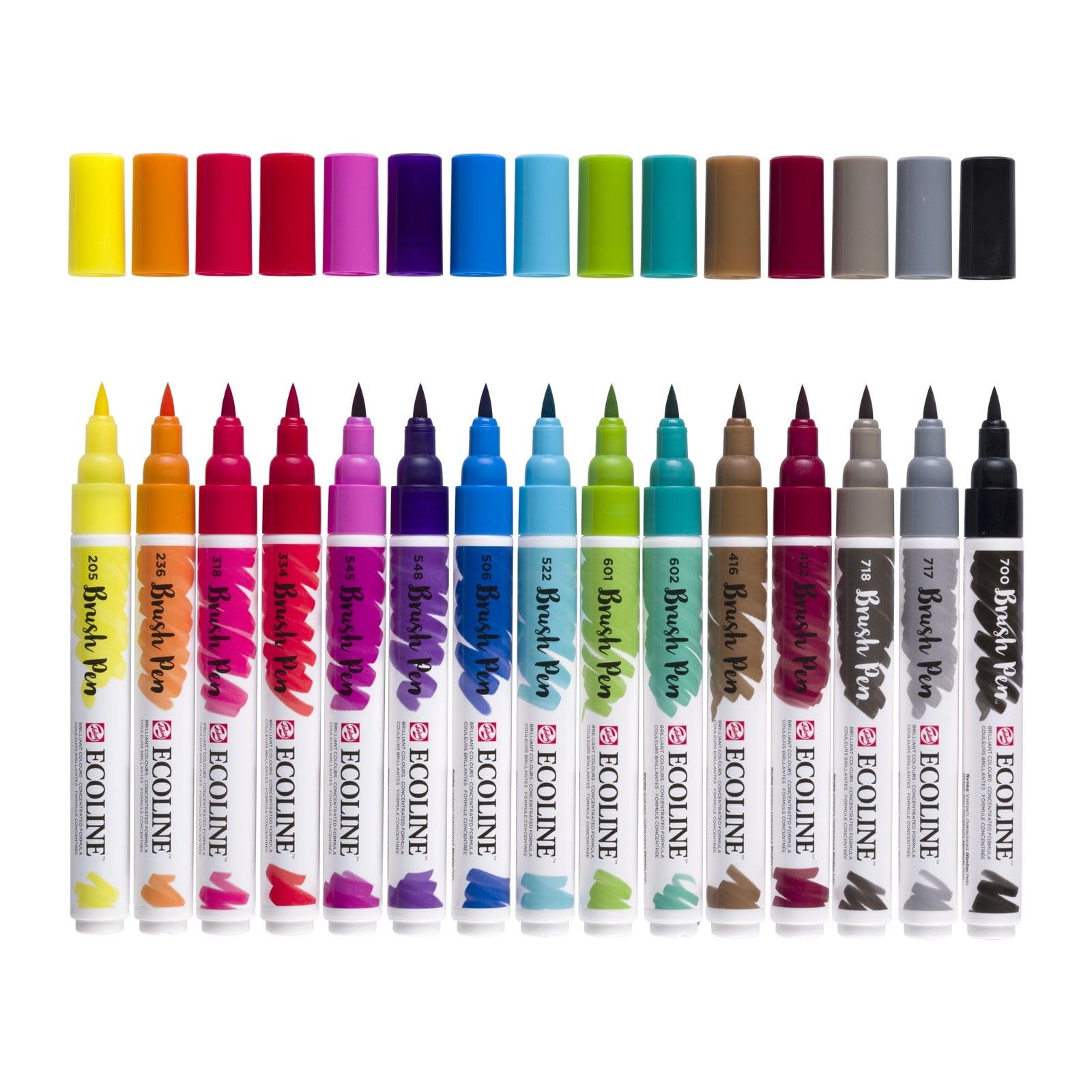 Ecoline TALENS 15 COLORS PASTEL, multicoloured, 15 count (Pack of 1) - Image 2