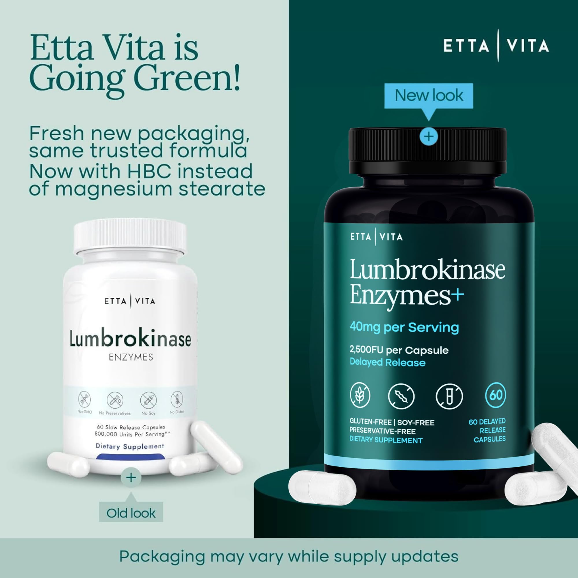 Lumbrokinase Supplement 40mg/Serving (Max Activity - 800,000 Units) - 120Ct — Amazon image 6