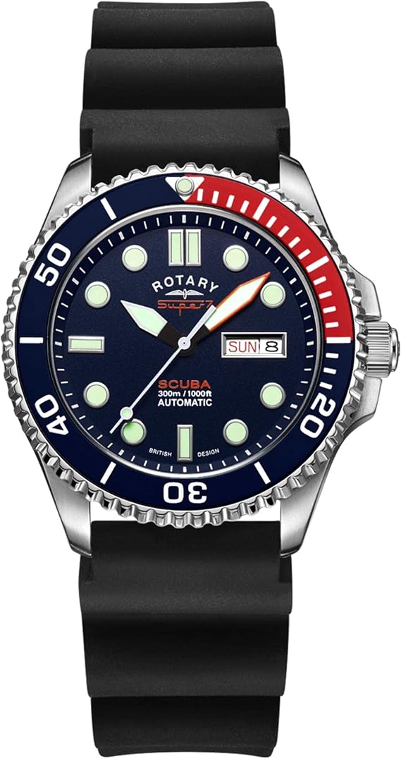 Rotary Super 7 Scuba 'Pepsi' Automatic 