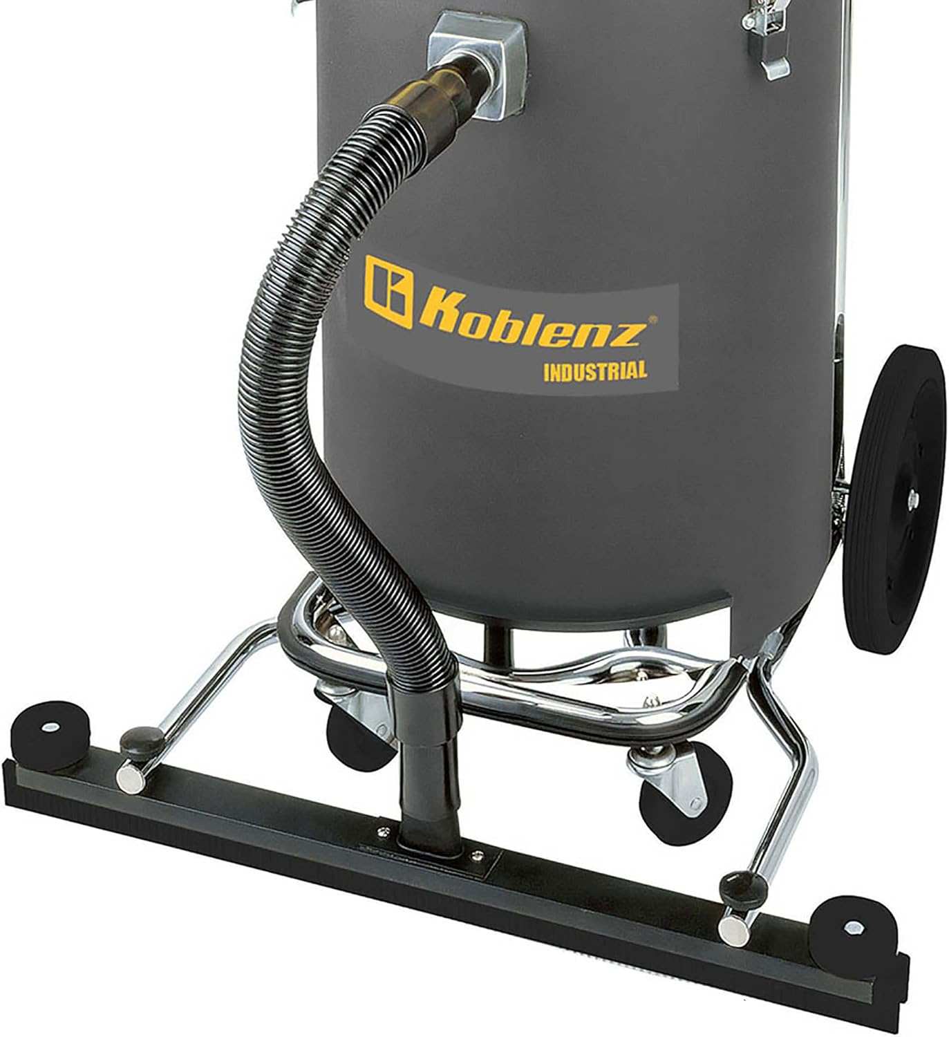 Koblenz Industrial Grade Floor Squeegee with Water Extraction Kit, 28" Front Mount Squeegee, Fits 00-4907-2 Wet-Dry Vacuum Chrome, Gray (00-3975-0)