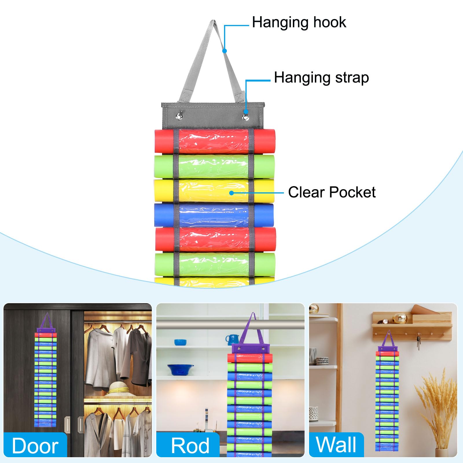 PATIKIL 48 Compartments Vinyl Roll Holder - Image 3