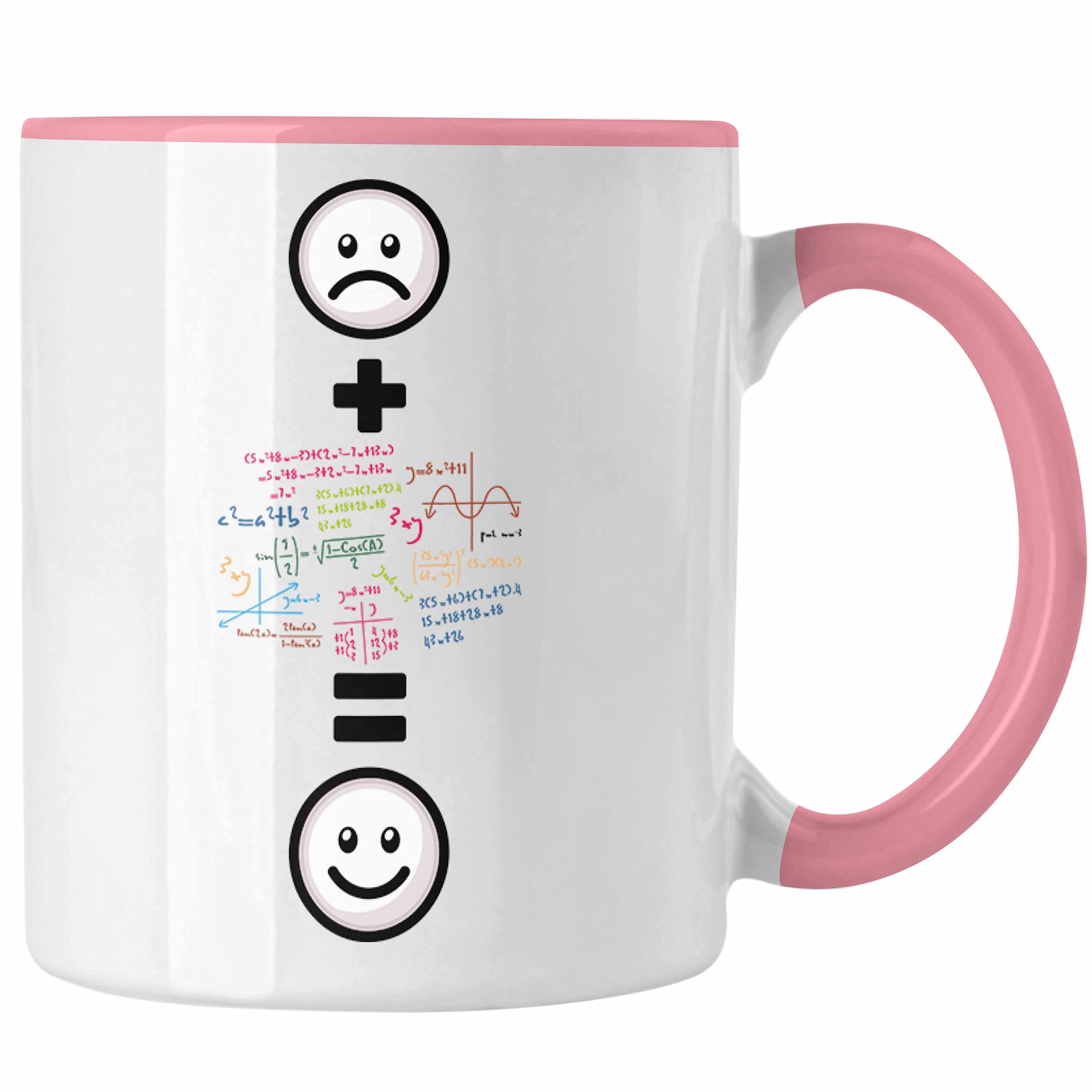Mathe & Physik Tasse 'Zahlenflüsterer' – Lustiges Geschenk Für Lehrer, Mathematiker & Zahlenfans (Rosa)