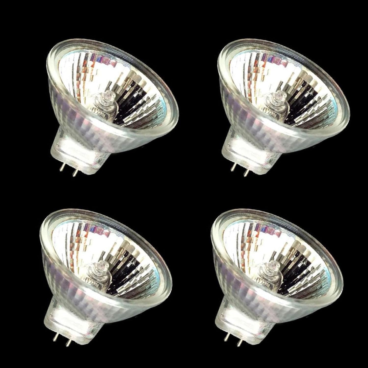 4PC MR11 Halogen Bulbs 20W 24V MR11 Halogen Light Bulbs 2 Pin 35W GU4 Base Dimmable Warm White for Landscape Lights, Track Lights 20W
