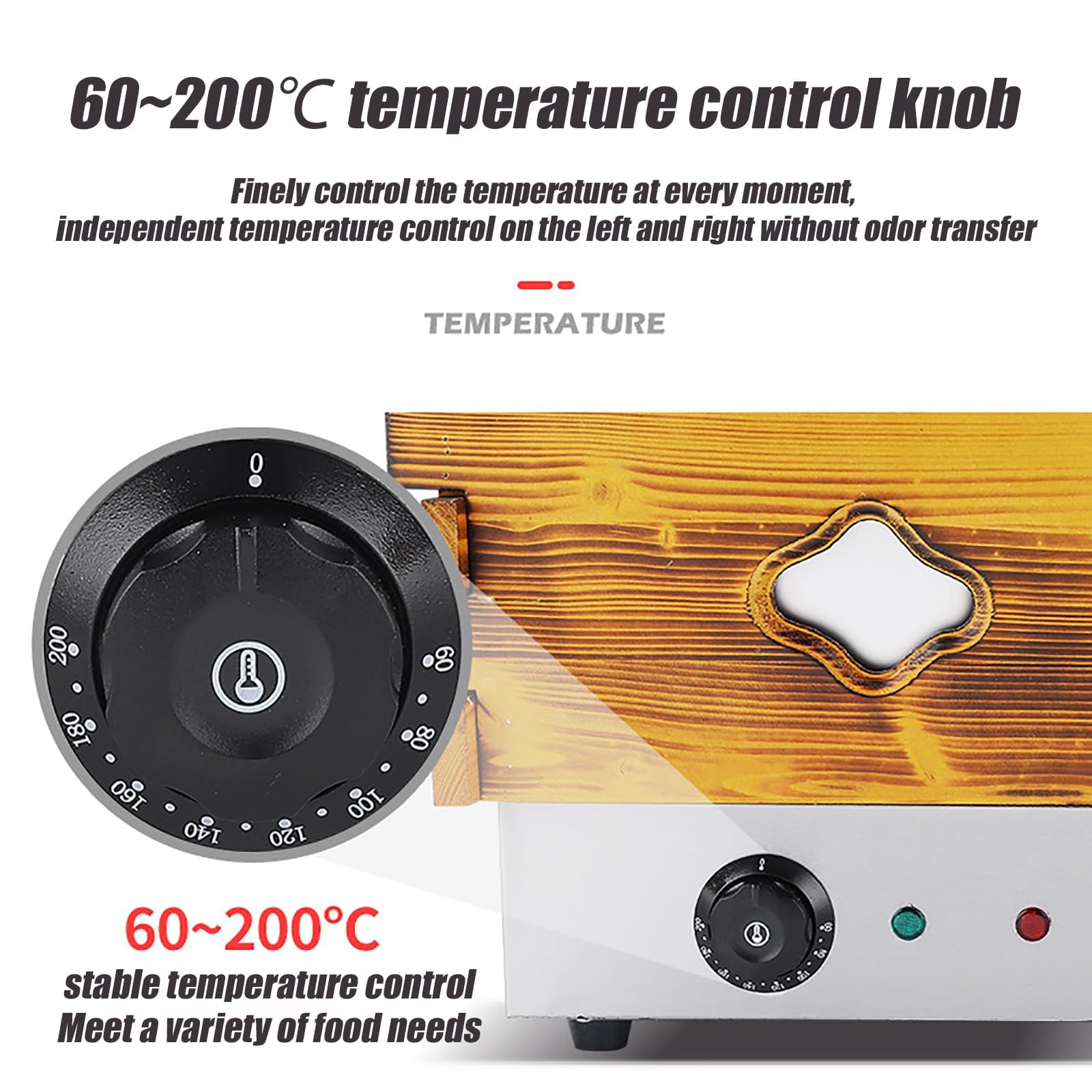 Macchina di Cottura a 9 Celle Oden Pot ODEN, Acciaio Inossidabile, Temperatura Regolabile 60-200 ° C, partizioni Rimovibili, apparecchio di Cottura Versatile per ristoranti 585x370x295mm