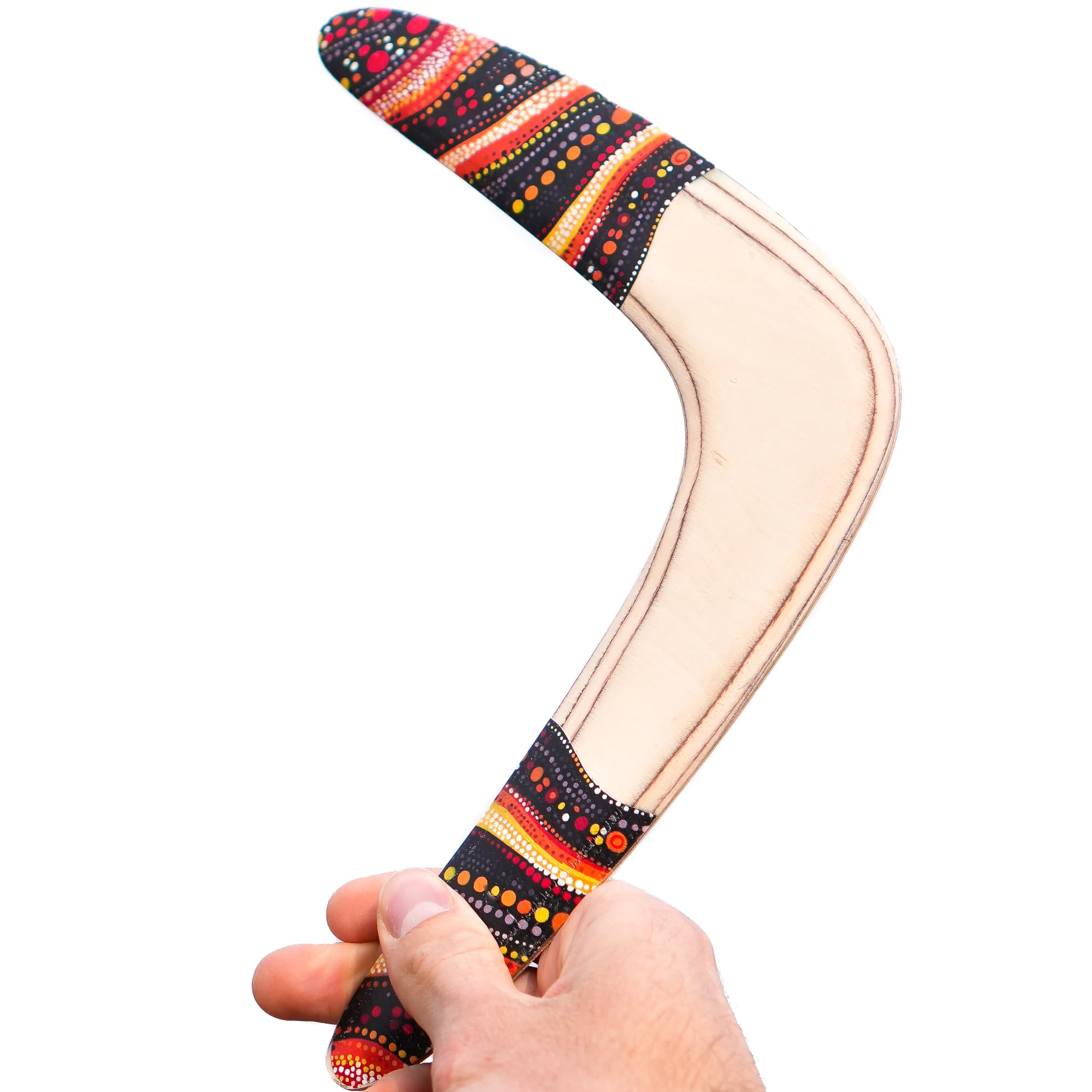 Golden Swallow Returning Wooden Boomerang - Handcrafted, Comes Back