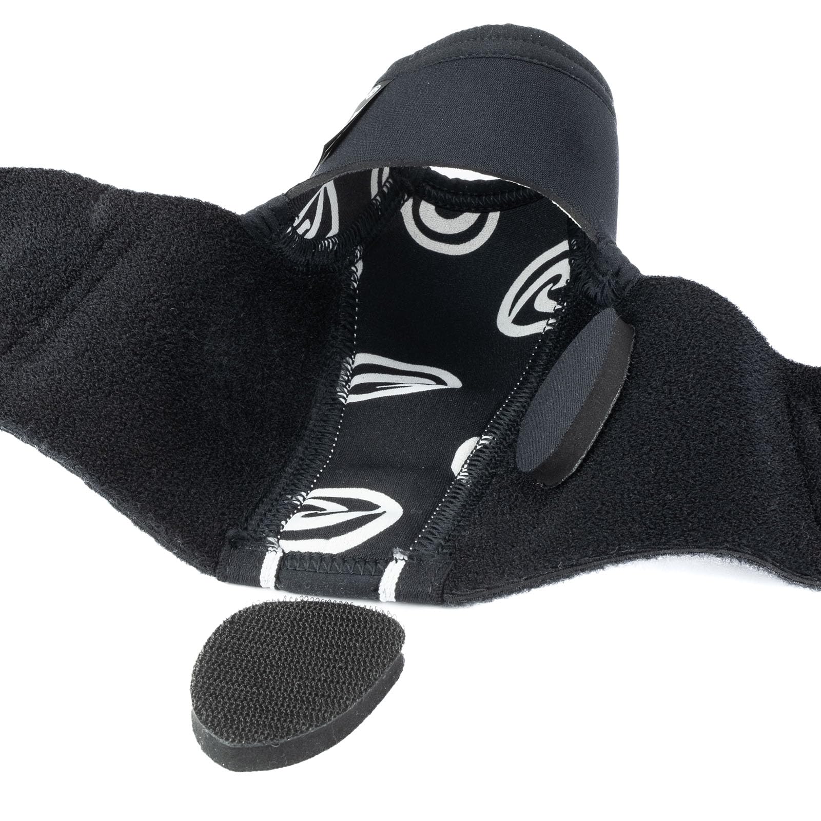 Rehband UD bandage de tennis pour le coude, 1 pièce, bandage de tennis 3mm néoprène, soutien du coude, Couleur:Noir, Taille:M