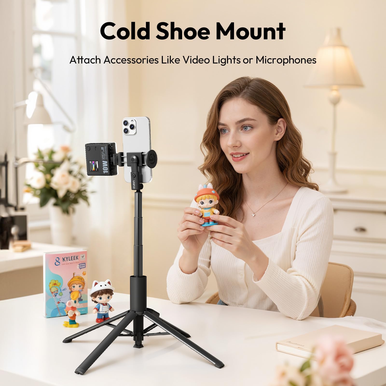 ULANZI MT86 with cold shoe mount for accessories