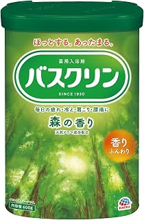バスクリン 沐浴剂 森林香气 600g 沐浴剂（约30次使用） 缓解疲劳【医药部外品】