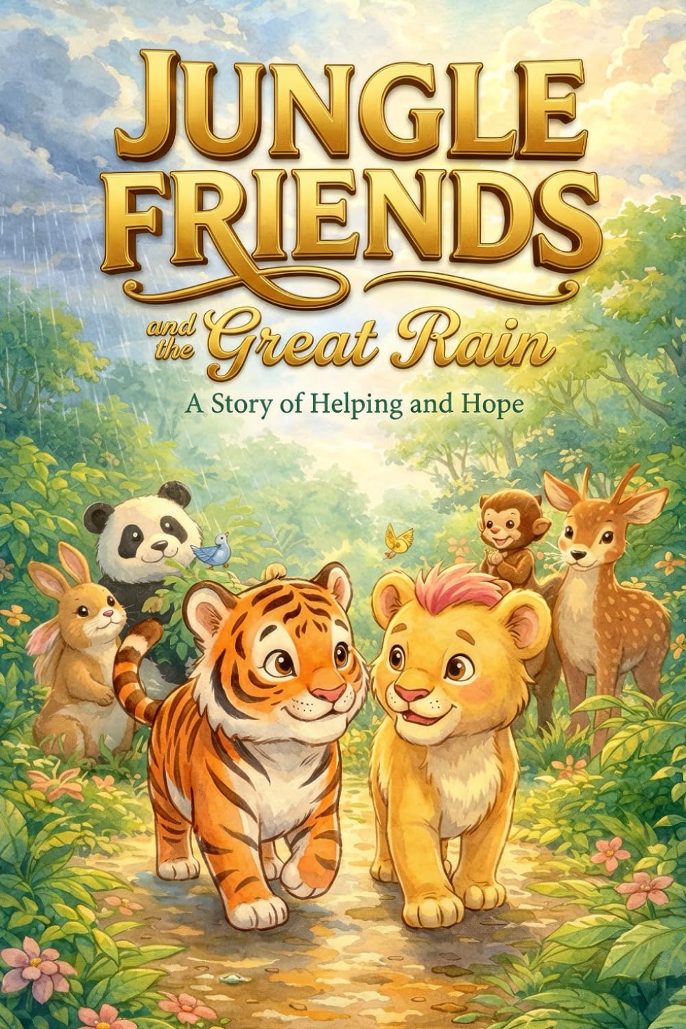 Jungle Friends and the Great Rain: A Story of Helping and Hope (The Wonder Legends Collection)