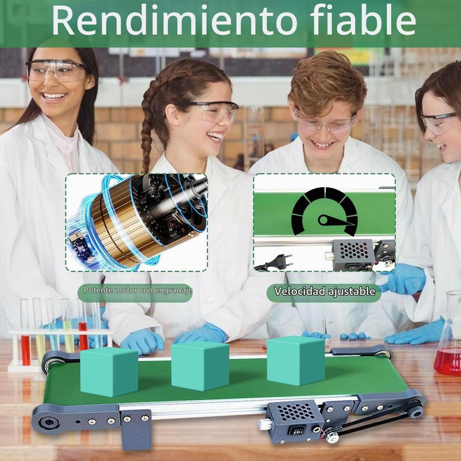 Cinta Transportadora, Cinta Transportadora Eléctrica De Mesa Mini Transportador De Sobremesa De 50 Cm Con Avance Y Retroceso Velocidad Ajustable Ca 100-240 V Para Líneas De Producción Pequeñas