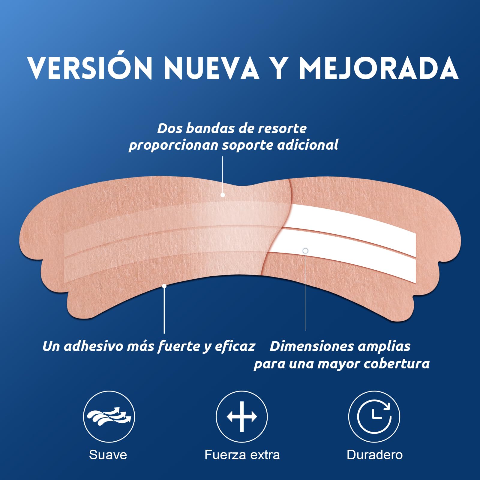 100 Piezas Tiras Nasales Antironquidos para Roncar y Respirar, Tiras para la Nariz para Deportes y Sueño, Ayuda a Dejar de Roncar y Alivio de la Congestión Nasal, Anti Ronquidos (Marrón Claro)