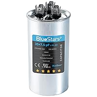 Vista 26 de [Listado UL] BlueStars 10 uF ± 5% MFD 370/440V CBB65 CBB65A Pieza de Repuesto de Capacitor de Arranque y Funcionamiento Ovalado - Capacitores