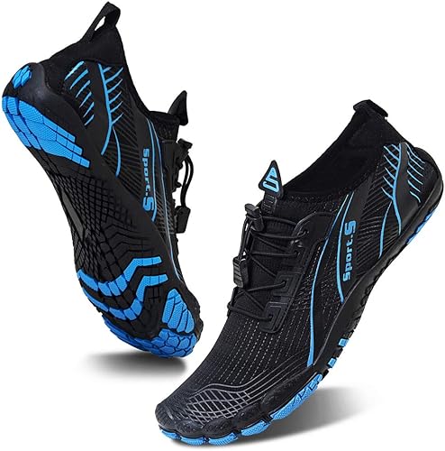 Zapatos de agua para hombres descalzos de secado rápido calcetines acuáticos zapatos deportivos atléticos para exteriores para kayak, navegación en