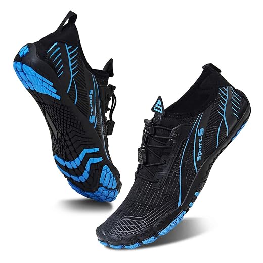 WateLves Water Shoes for Men Women Barefoot Quick-Dry Aqua Sock Outdoor Athletic Sport Shoes Kayaking Boating Hiking Surfing Walking