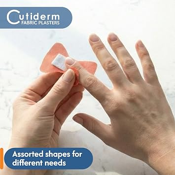 Cutiderm Fabric Plasters Assorted - Pack of 120