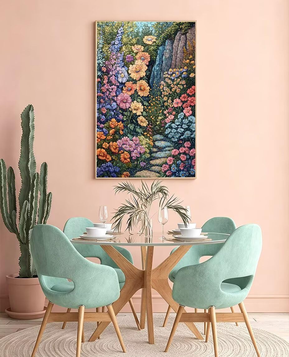 Puzzle 3000 Teile, Farbe Blumen Puzzle Erwachsene 3000, Klassische Puzzles, Geschicklichkeitsspiel, Puzzlespiele für Die Ganze Familie, Mit Verpackung, Dekoration Puzzles Geschenke BXHZW3-96