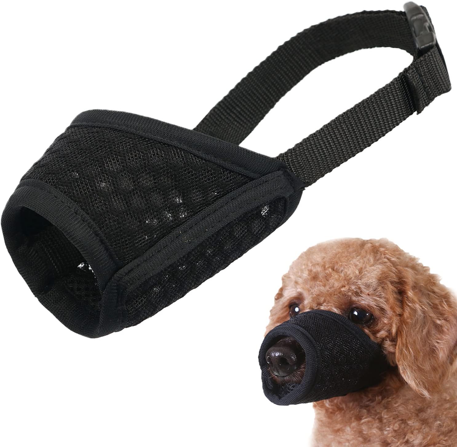 Dog Muzzle, Soft Mesh Muzzle for Small Medium Large Dogs Chihuahua