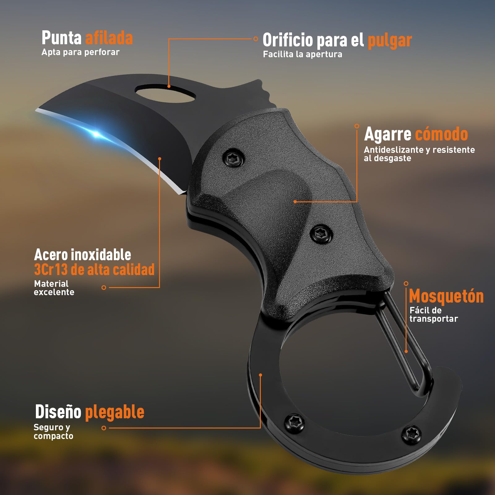 ZOOI Geschenke für Männer, Messer Outdoor Multitool Taschenmesser, Geburtstagsgeschenk Gadgets für Männergeschenke, Klappmesser mit Anhänger Ostergeschenke Erwachsene, Vatertagsgeschenk für Papa