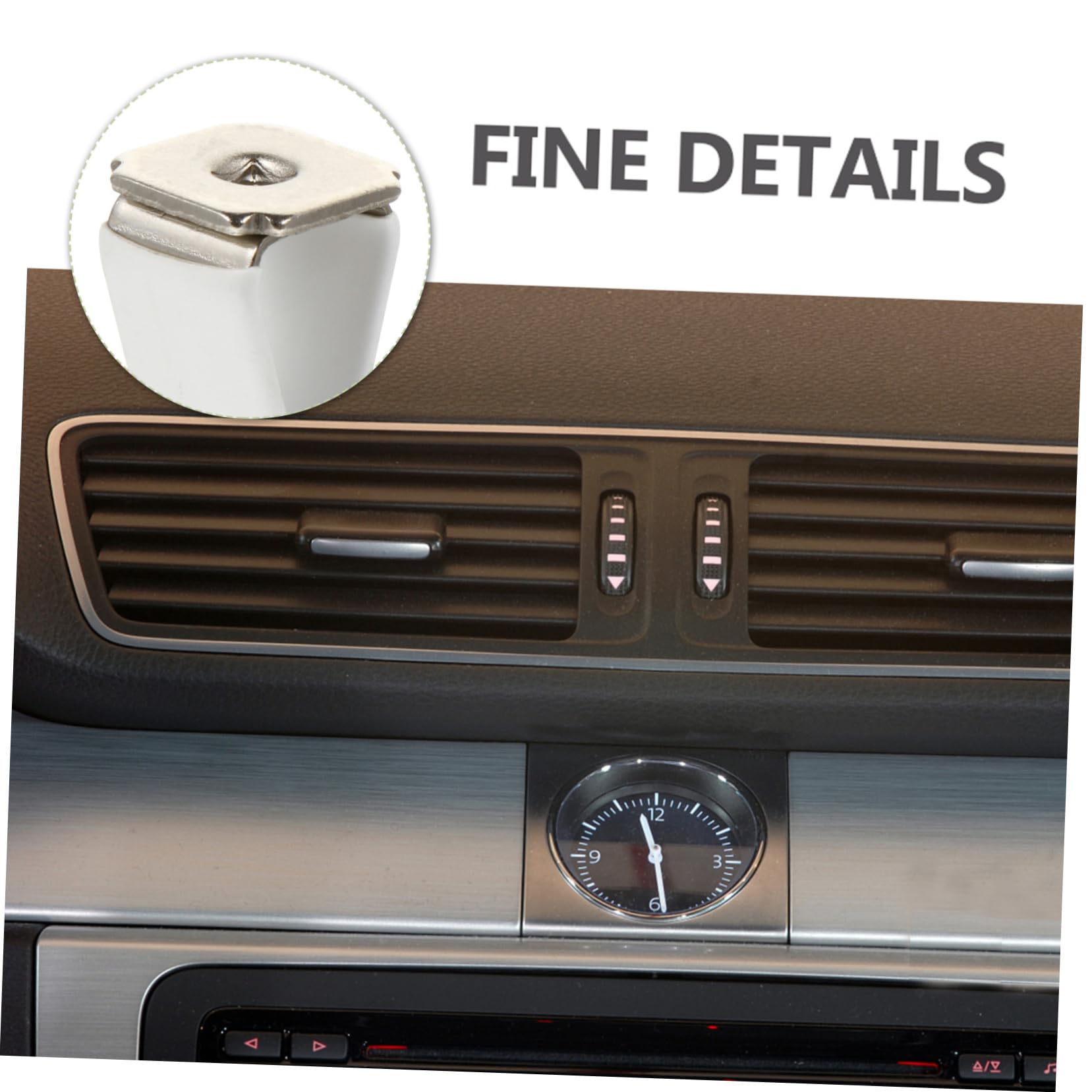 ULTECHNOVO 120stücke Teiliges Auto Aromatherapie Diffuser Clips Weiße Duftclips Für Auto-innenraum Aromatherapie Frischer Duft Für Reisen Und Alltag