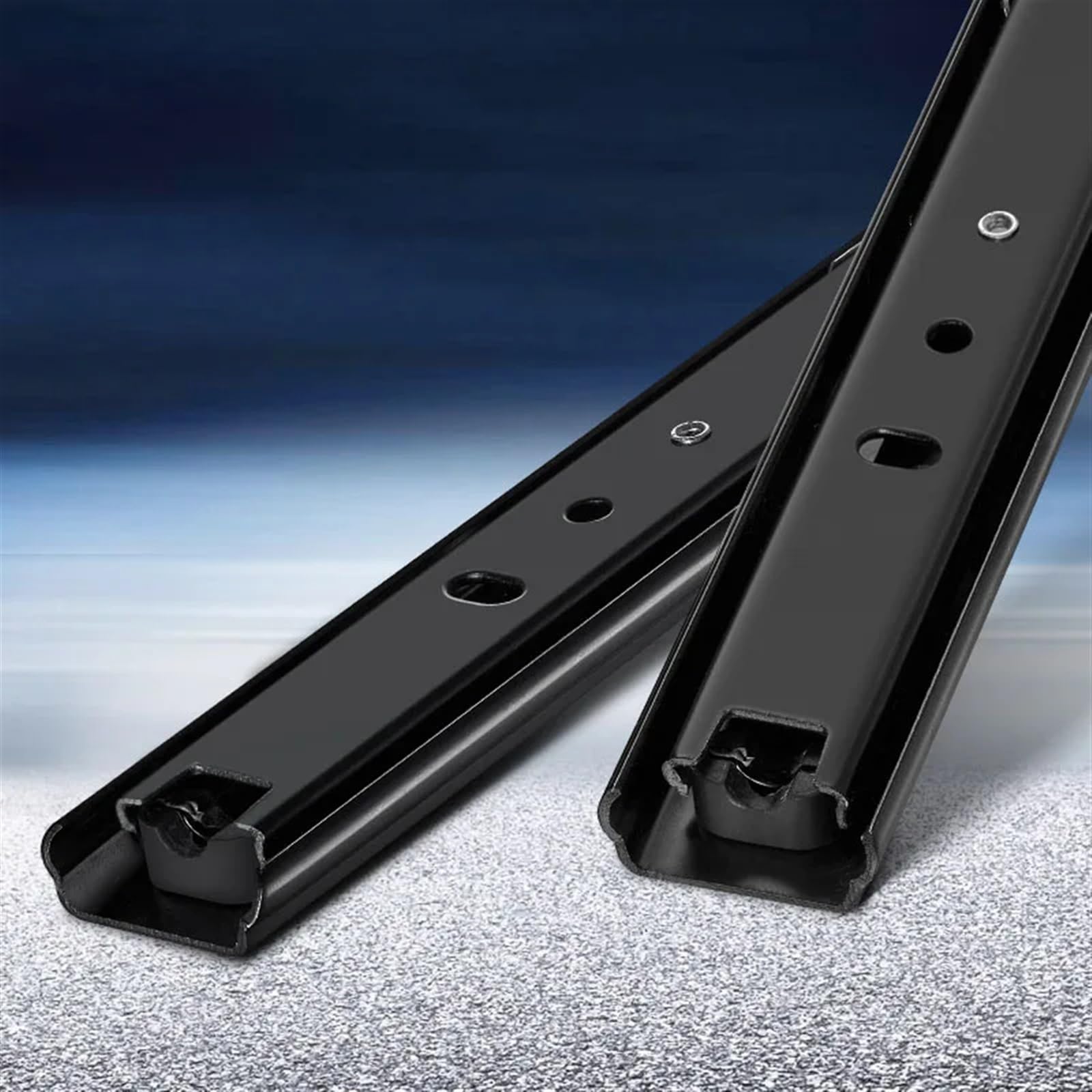 Guide Per Cassetti Drawer Rail 8~20Inch Cold Rolled Steel Slides Close Sliding Track Two-Section Cabinet Furniture Hardware Per Cucina(DG205 8Inch)