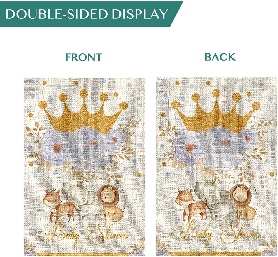 Buy Avoin Colorlife Baby Shower Garden Flag Double Sided The Floral Flower Crown Cartoon Animal Small Mini Flag Gift For Baby Holiday Party Gathering Yard Outdoor Decoration 12 5 X 18 Inch Online Buy Avoin Colorlife Baby Shower Garden Flag Double Sided The Floral Flower Crown Cartoon Animal Small Mini Flag Gift For Baby Holiday Party Gathering Yard Outdoor Decoration 12 5 X 18 Inch Online
