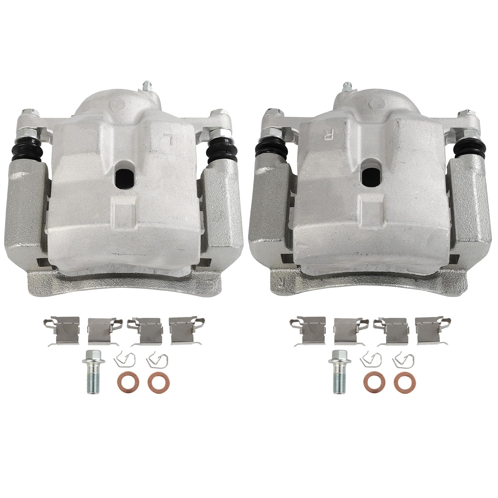 Photo 1 of **HEAVILY USED/ SCRATCHES*** SCITOO Front Brake Calipers With Bracket 19B6272 19B6273 Fit For Lexus CT200h 2011-2017, Toyota Corolla 2020-2022, Prius 2010-2022, Prius Plug-In 2012-2015