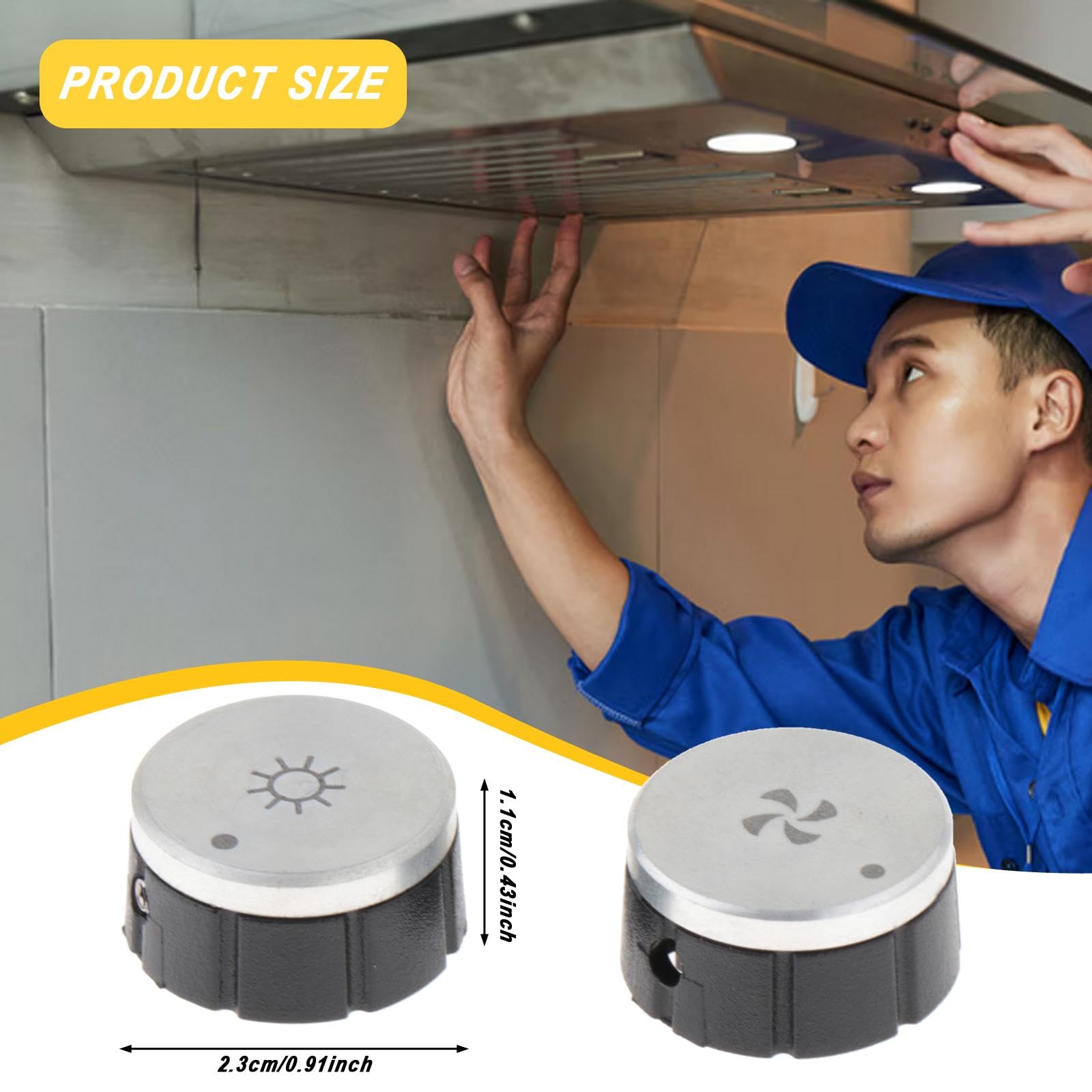Boutons de Commande de Ventilateur et D'éclairage, Pièces Sv08355 pour E64E36SS E64E E64E42SS