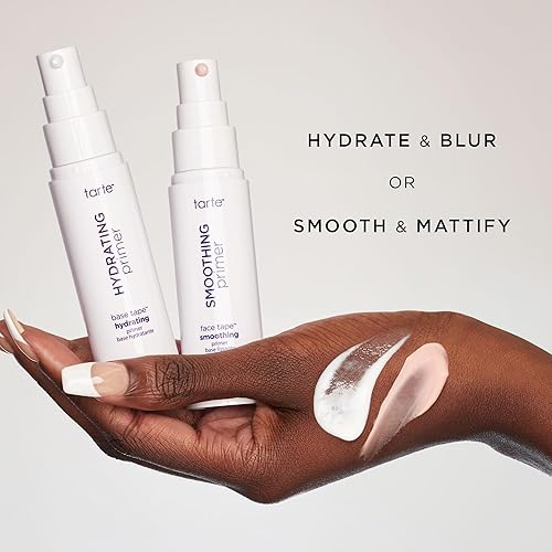 Miniatura 6 de Tarte Imprimación hidratante de cinta base Tamaño completo transparente Imprimación ligera con textura de suero y aroma a coco, infundida con