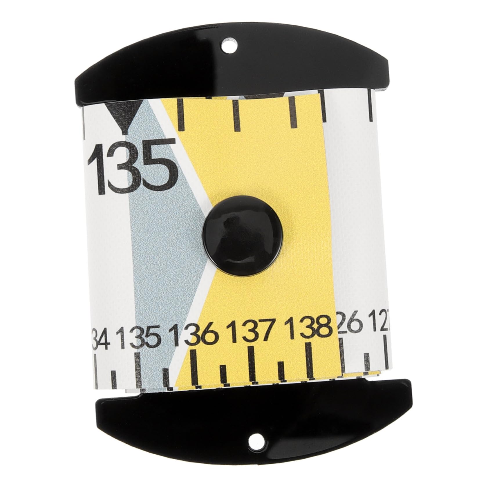 Yardwe 2pcs Fishing Ruler Fish Measure Tool Crappie Measuring Device Plastic Ruler Fish Tape Measure