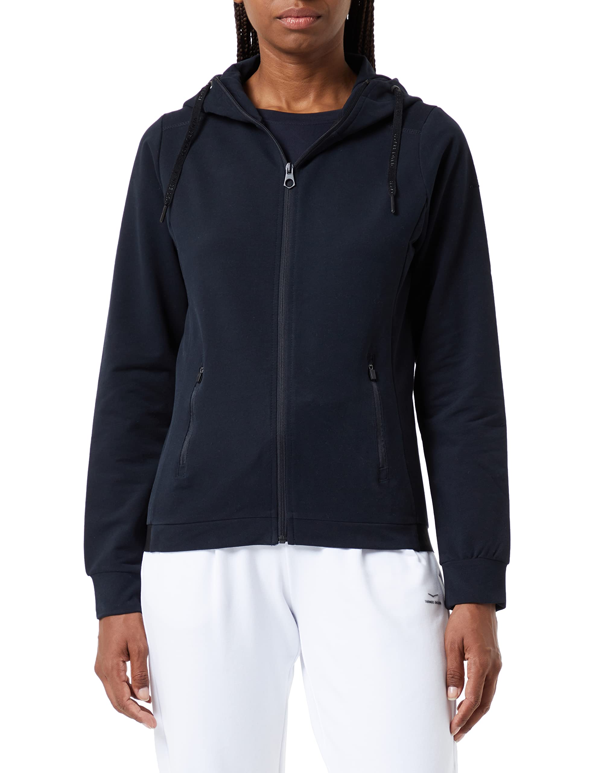 Venice Beach Kirsty 4032 OB Sweatjacke Kapuze – Schwarz, Größe XS