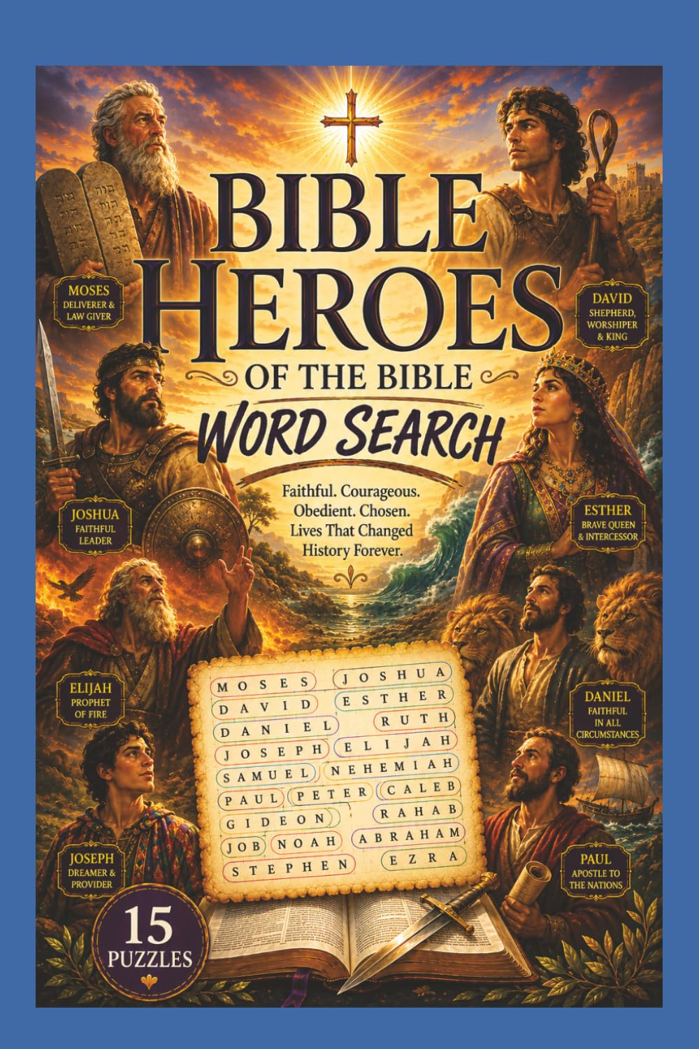 Bible Heroes Word Search: Faithful. Courageous. Obedient. Chosen. Lives that Changed History Forever. (The Bible Word Search Series)