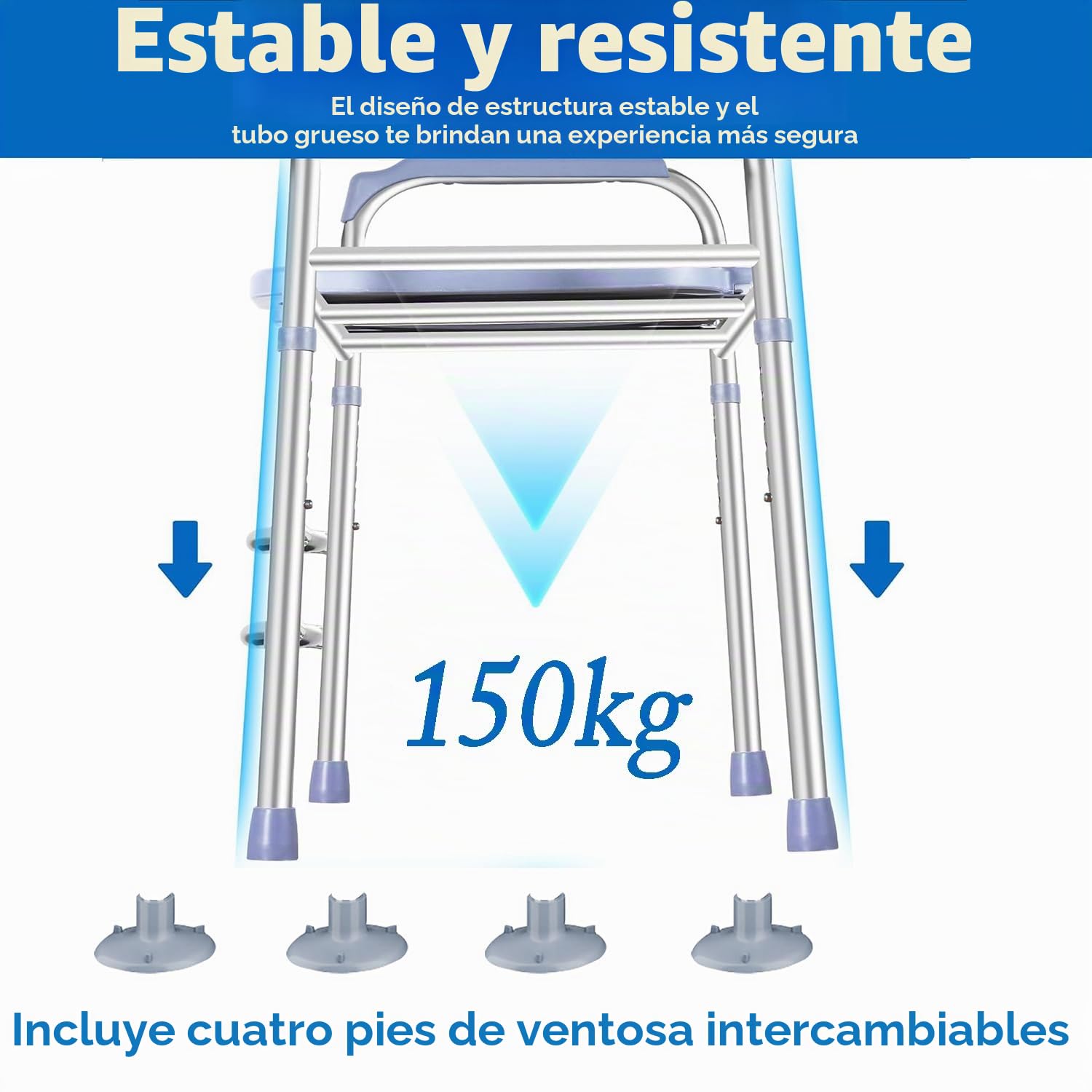 Elevador Wc Adulto,Altura Regulable,Pies Antideslizantes Reemplazables,Sin Taladrar,Apto Para Ancianos,Discapacitados,Embarazadas,Etc.