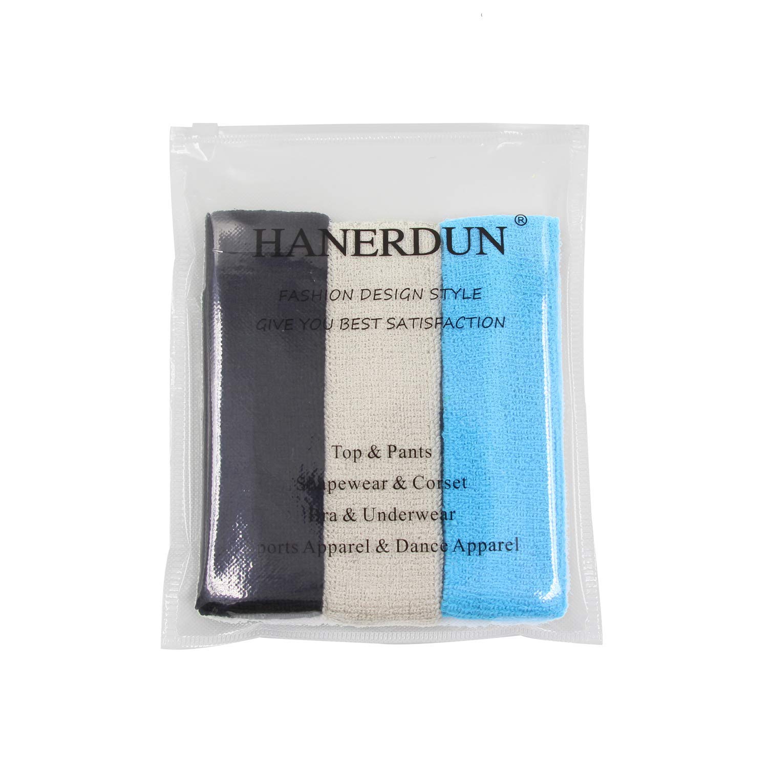HANERDUN Fascia Sportiva Capelli Fasce Sport Elastiche Antiscivolo Fasce Antisudore per Uomini Donna Head Band Jogging Running Calcio Allenarsi Yoga Ideale per Sport