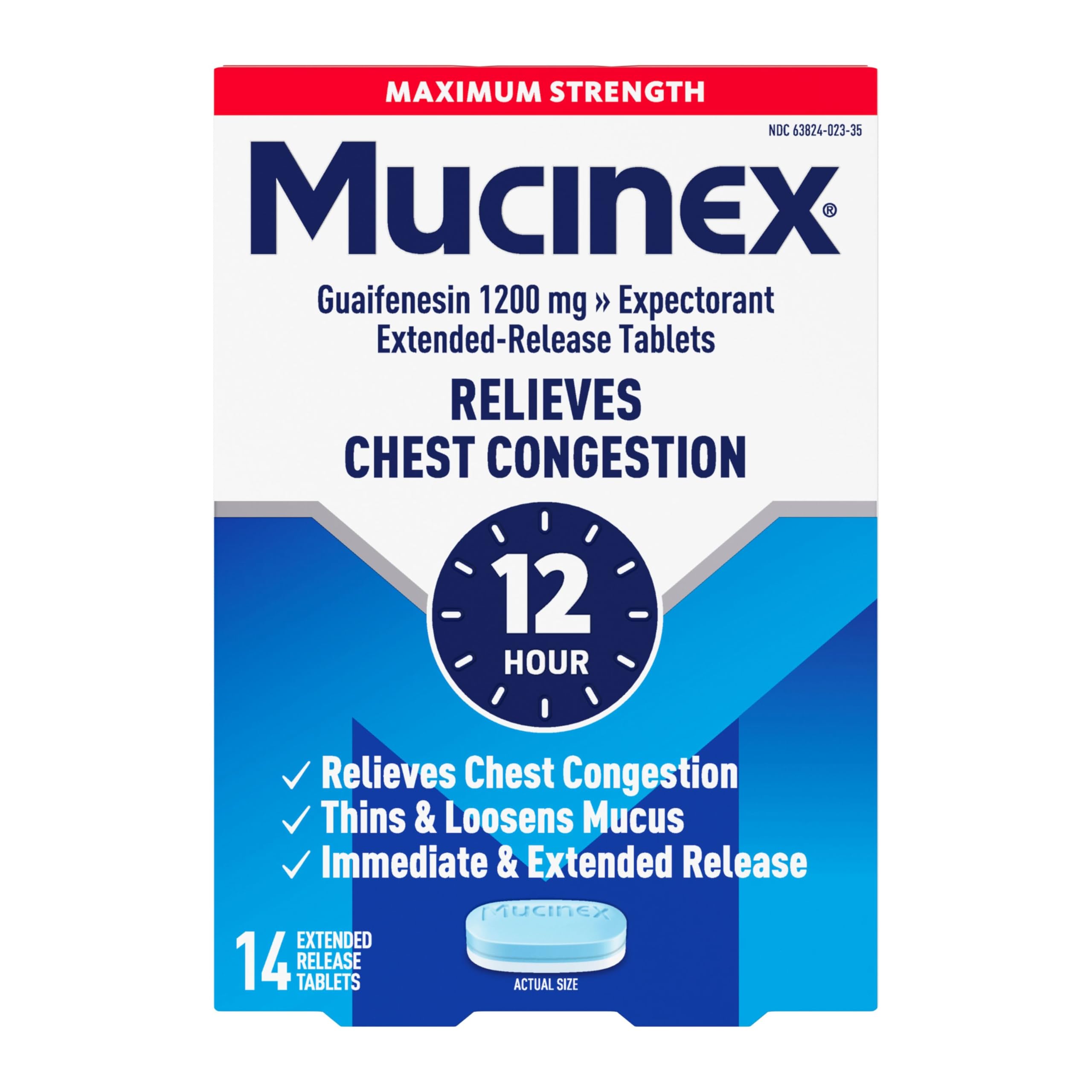 Mucinex 12 Hour Maximum Strength
