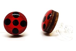 Ladybug Earrings Clip On: A Symphony of Nature's Charm and Unparalleled Comfort