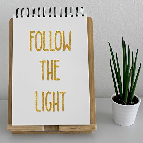 Miniatura 3 de Calcomanías de letra, 10 hojas de letras autoadhesivas, letras adhesivas del alfabeto mayúscula, letras para manualidades (dorado, 1 pulgada, 2